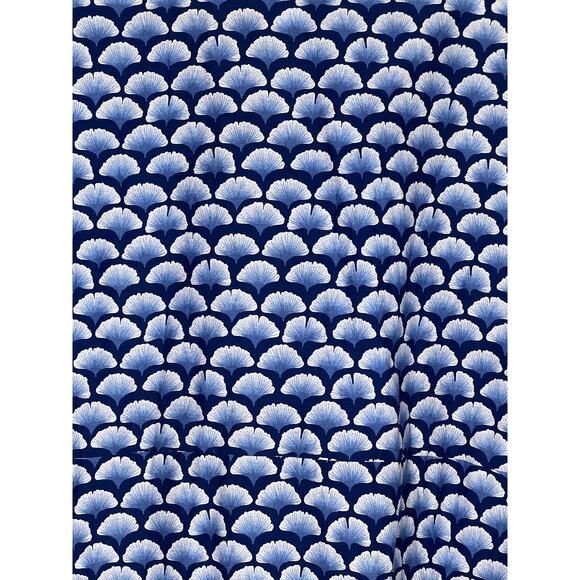 J. McLaughlin Janelle Silk Blend Short Sleeve Midi Shirt Dress Blue Women Medium - Picture 12 of 12